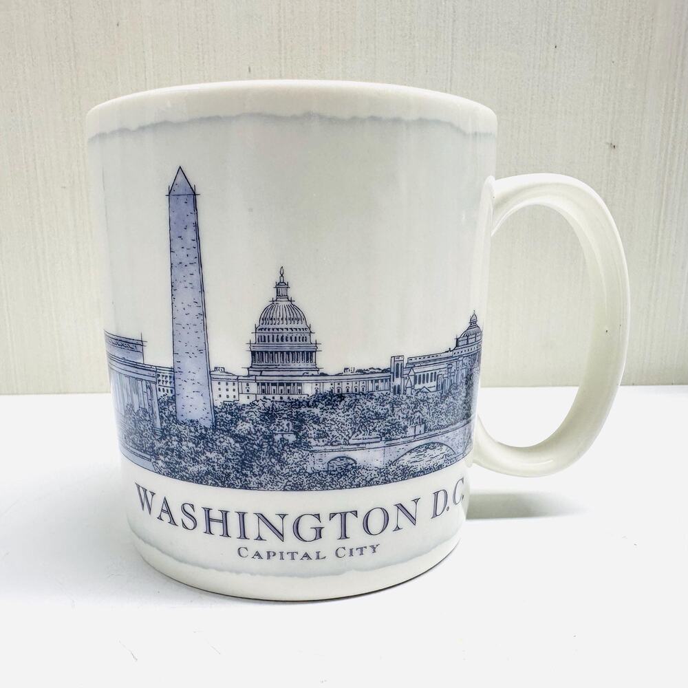 Vintage Washington DC Capital City Starbucks Coffee Mug Ceramic Cityscape
